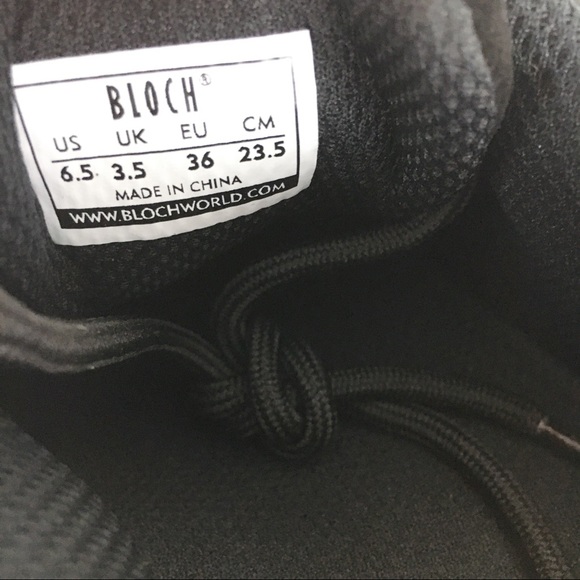 Bloch Women's Boost DRT Black Suede Mesh Split Sole Dance Sneakers Shoes 6.5 - Picture 8 of 8